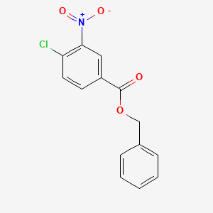 molecular formula C14H10ClNO4 B1335597 4-氯-3-硝基苯甲酸苄酯 CAS No. 14719-80-3