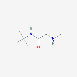 molecular formula C7H16N2O B1335657 N-(tert-butyl)-2-(methylamino)acetamide CAS No. 855991-80-9