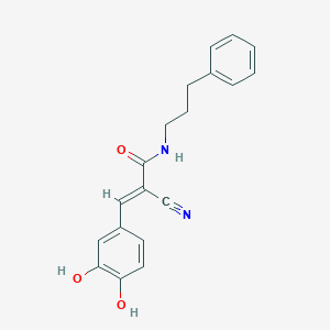 molecular formula C19H18N2O3 B133566 AG 555 CAS No. 149092-34-2
