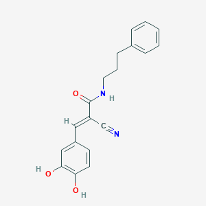 molecular formula C19H18N2O3 B133566 Tyrphostin AG 555 CAS No. 149092-34-2