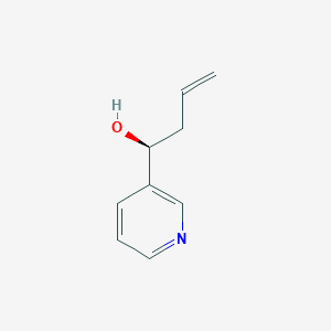 molecular formula C9H11NO B133567 (S)-1-(3-Pyridinyl)-3-butene-1-ol CAS No. 144635-03-0