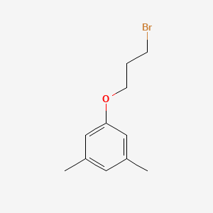 molecular formula C11H15BrO B1335670 1-(3-Bromopropoxy)-3,5-dimethylbenzene CAS No. 3245-53-2