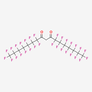 molecular formula C17H2F30O2 B1335687 9H,9H-Triacontafluoro-8,10-heptadecanedione CAS No. 36554-97-9