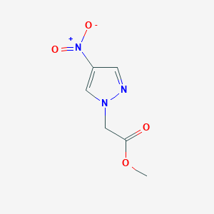 molecular formula C6H7N3O4 B1335692 methyl (4-nitro-1H-pyrazol-1-yl)acetate CAS No. 6715-84-0