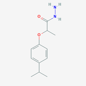 molecular formula C12H18N2O2 B1335721 2-(4-Isopropylphenoxy)propanohydrazide CAS No. 667412-84-2