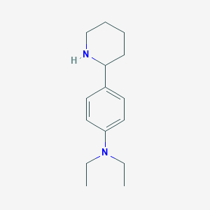 molecular formula C15H24N2 B1335725 N,N-diethyl-4-(piperidin-2-yl)aniline CAS No. 383128-85-6