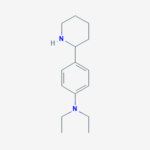 B1335725 N,N-diethyl-4-(piperidin-2-yl)aniline CAS No. 383128-85-6