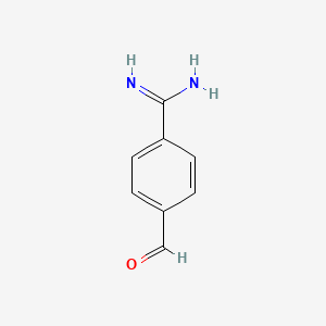 molecular formula C8H8N2O B1335747 4-Formylbenzenecarboximidamide CAS No. 55514-20-0