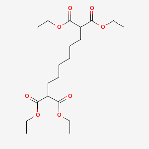 molecular formula C20H34O8 B13357651 Tetraethyl octane-1,1,8,8-tetracarboxylate CAS No. 86244-66-8