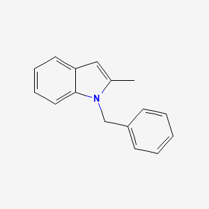 molecular formula C16H15N B1335772 1-Benzyl-2-methylindole CAS No. 17901-58-5
