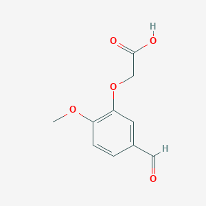 molecular formula C10H10O5 B1335792 (5-Formyl-2-methoxyphenoxy)acetic acid CAS No. 19728-22-4