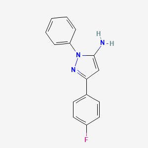 3-(4-Fluorophenyl)-1-phenyl-1H-pyrazol-5-amine