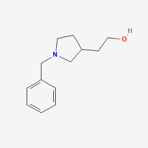 molecular formula C13H19NO B1335816 2-(1-Benzylpyrrolidin-3-yl)ethanol CAS No. 95198-68-8