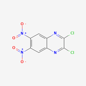 molecular formula C8H2Cl2N4O4 B1335817 2,3-二氯-6,7-二硝基喹喔啉 CAS No. 2379-61-5
