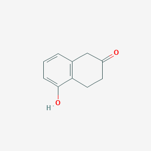 molecular formula C10H10O2 B1335874 5-Hydroxy-2-tetralone CAS No. 35697-10-0