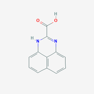 molecular formula C12H8N2O2 B133588 1H-perimidine-2-carboxylic acid CAS No. 146603-28-3