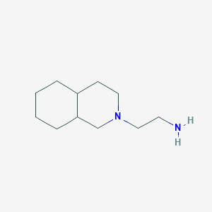 molecular formula C11H22N2 B1335884 2-octahydroisoquinolin-2(1H)-ylethanamine CAS No. 10533-14-9