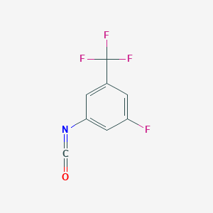 molecular formula C8H3F4NO B1335913 3-Fluoro-5-(trifluoromethyl)phenyl isocyanate CAS No. 302912-19-2