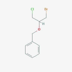 molecular formula C10H12BrClO B1335925 (((1-Bromo-3-chloropropan-2-yl)oxy)methyl)benzene CAS No. 54307-67-4
