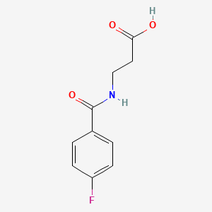 molecular formula C10H10FNO3 B1335934 3-[(4-fluorobenzoyl)amino]propanoic Acid CAS No. 440341-64-0
