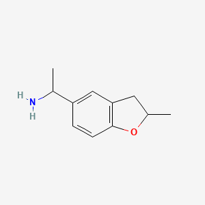 1-(2-Methyl-2,3-dihydro-1-benzofuran-5-yl)ethanamine