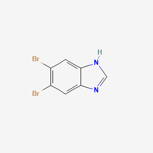 molecular formula C7H4Br2N2 B1335967 5,6-Dibromo-1H-benzo[d]imidazole CAS No. 74545-26-9