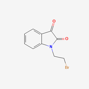 molecular formula C10H8BrNO2 B1335977 1-(2-bromoethyl)-1H-indole-2,3-dione CAS No. 4290-78-2