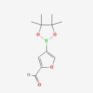 4-(4,4,5,5-Tetramethyl-1,3,2-dioxaborolan-2-yl)furan-2-carbaldehyde