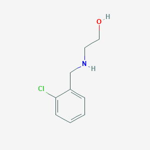 molecular formula C9H12ClNO B1335988 2-(2-Chloro-benzylamino)-ethanol CAS No. 64834-58-8
