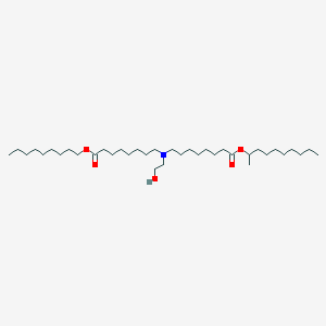 molecular formula C37H73NO5 B13359942 Decan-2-yl 8-((2-hydroxyethyl)(8-(nonyloxy)-8-oxooctyl)amino)octanoate 
