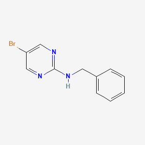 molecular formula C11H10BrN3 B1335999 N-benzyl-5-bromopyrimidin-2-amine CAS No. 38373-55-6