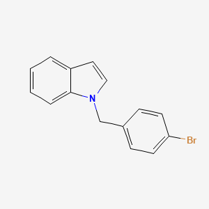 molecular formula C15H12BrN B1336000 1-(4-Bromobenzyl)-1H-indole 