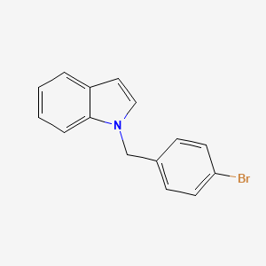1-[(4-Bromophenyl)methyl]indole