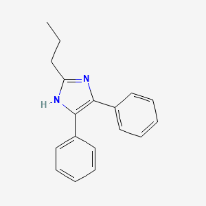 molecular formula C18H18N2 B1336001 4,5-diphenyl-2-propyl-1H-imidazole CAS No. 74181-31-0