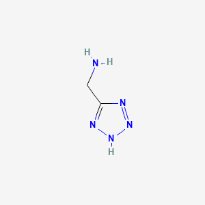 molecular formula C2H5N5 B1336002 5-(Aminomethyl)-2H-tetrazole CAS No. 31602-63-8