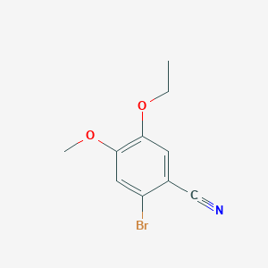molecular formula C10H10BrNO2 B1336003 2-Bromo-5-ethoxy-4-methoxybenzonitrile CAS No. 515847-20-8
