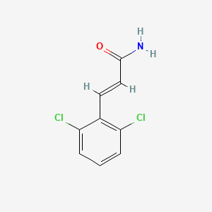 molecular formula C9H7Cl2NO B13360033 3-(2,6-Dichlorophenyl)acrylamide 