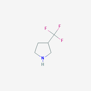 molecular formula C5H8F3N B1336009 3-(Trifluoromethyl)pyrrolidine CAS No. 644970-41-2