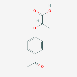 molecular formula C11H12O4 B1336016 2-(4-acetylphenoxy)propanoic Acid CAS No. 91143-71-4