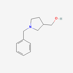 molecular formula C12H17NO B1336027 (1-Benzylpyrrolidin-3-yl)methanol CAS No. 5731-17-9