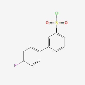 molecular formula C12H8ClFO2S B1336029 3-(4-fluorophenyl)benzenesulfonyl Chloride CAS No. 861248-58-0