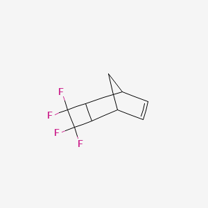 molecular formula C9H8F4 B1336050 3,3,4,4-Tetrafluorotricyclo[4.2.1.0(2,5)]non-7-ene CAS No. 6654-42-8