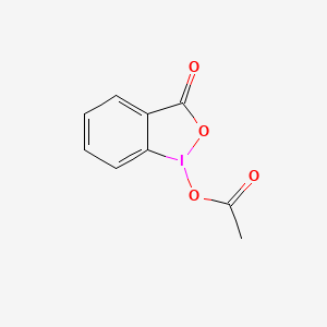 molecular formula C9H7IO4 B1336067 1,2-Benziodoxol-3(1H)-one, 1-(acetyloxy)- CAS No. 1829-26-1