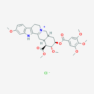 molecular formula C33H39ClN2O9 B133607 3-Dehydro Reserpine Chloride CAS No. 107052-60-8