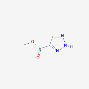molecular formula C4H5N3O2 B1336077 1H-1,2,3-三唑-4-羧酸甲酯 CAS No. 4967-77-5