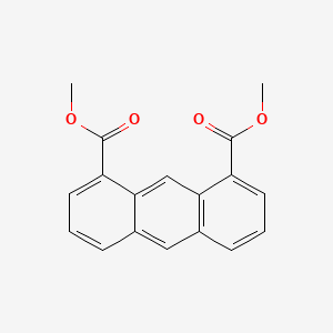 molecular formula C18H14O4 B1336081 1,8-二甲基蒽二甲酸酯 CAS No. 93655-34-6