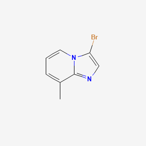 molecular formula C8H7BrN2 B1336084 3-溴-8-甲基咪唑并[1,2-a]吡啶 CAS No. 866135-66-2