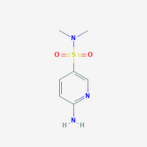 molecular formula C7H11N3O2S B1336086 6-amino-N,N-dimethylpyridine-3-sulfonamide CAS No. 627836-23-1