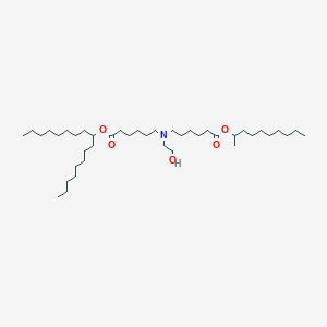molecular formula C41H81NO5 B13360923 Decan-2-yl 6-((6-(heptadecan-9-yloxy)-6-oxohexyl)(2-hydroxyethyl)amino)hexanoate 