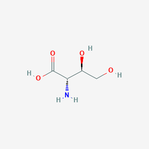 molecular formula C4H9NO4 B13360952 rel-(2S,3R)-2-Amino-3,4-dihydroxybutanoic acid 